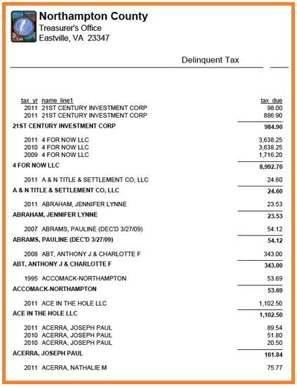 Northampton County Tax Rebate