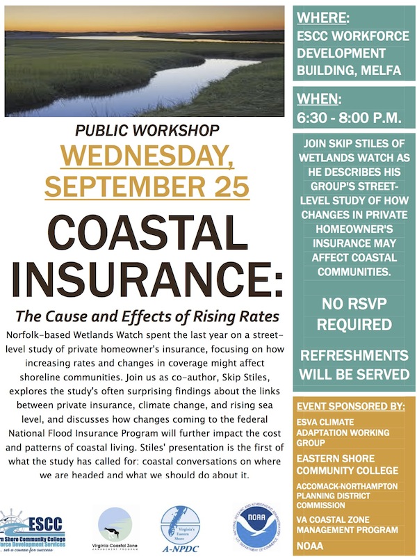 Coastal Insurance Workshop Flyer