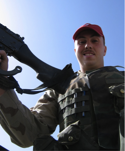 Post 56 member Chad Isabelle in Afghanistan 2004
