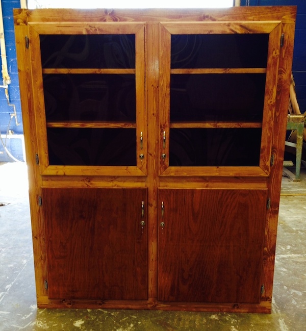 Student cabinetmakers' completed project
